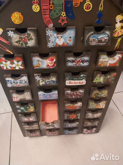 Адвент календарь (деревянный)