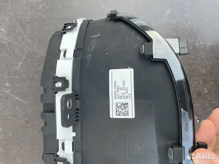 Щиток приборов Hyundai Solaris