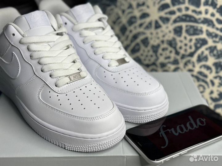 Кроссовки nike air force 1 белые оригинал