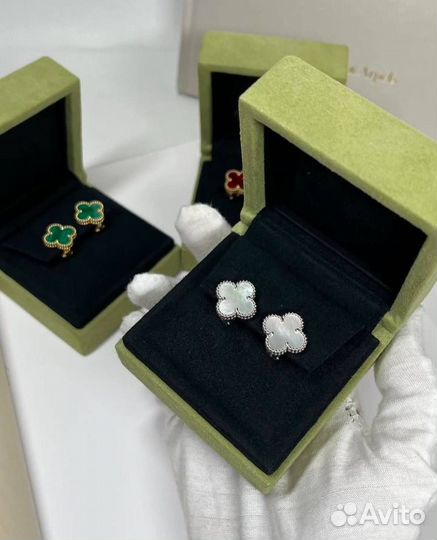 Серьги Van Cleef & Arpels Vintage Alhambra