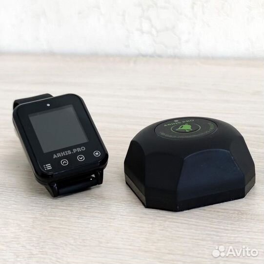 Кнопка вызова официанта модель Бургер и часы Элит