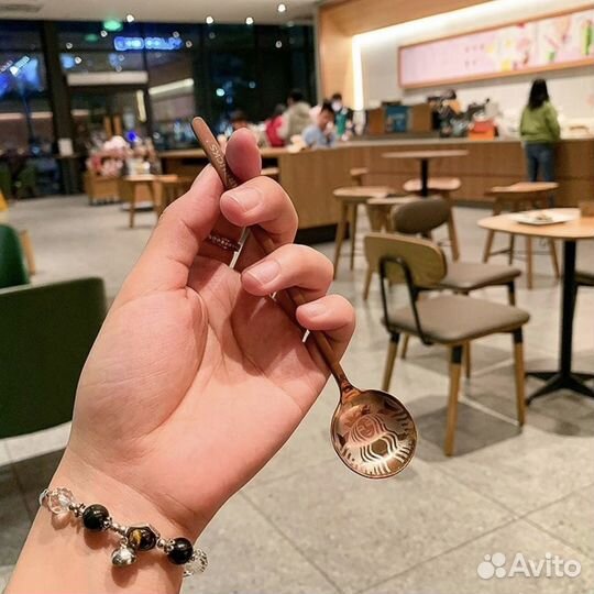 Ложки старбакс 4 шт. в подарочной упаковке