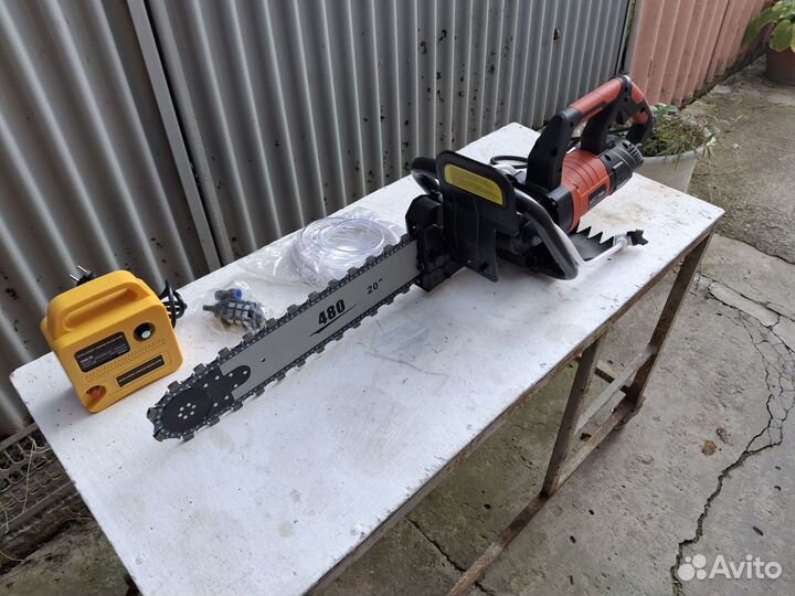 Бетонорез цепной с подачей воды