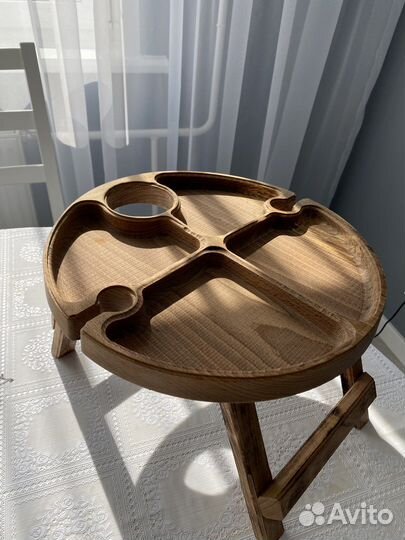 Винный столик менажница