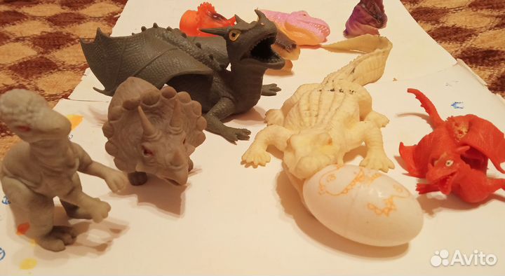 Игрушки силиконовые пакетом