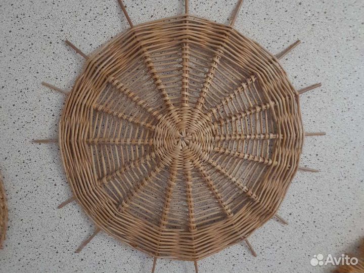 Панно плетеное бохо стиль, абажуры