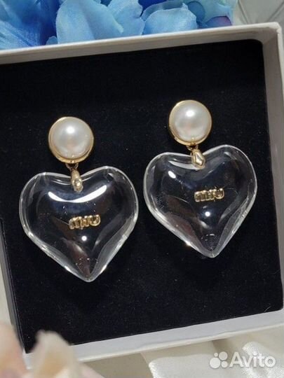 Стильные серьги Miu Miu Новинка