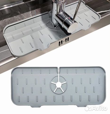 Защитный силиконовый коврик для раковины