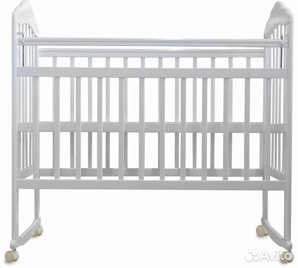 Детская кроватка-качалка и матрас 120 * 60