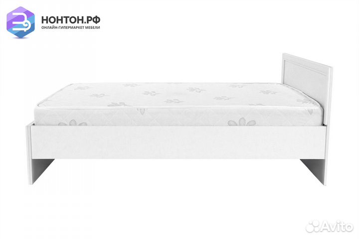Кровать Классика 0.9 м белый
