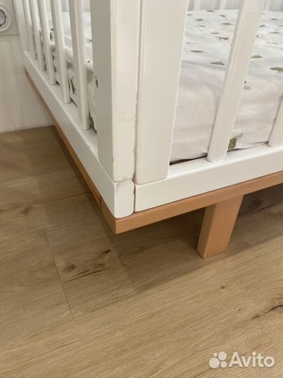 Детская кроватка Polini Kids (матрас, маятник)