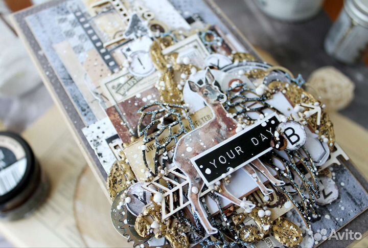 Под заказ Мужская открытка ручной работы