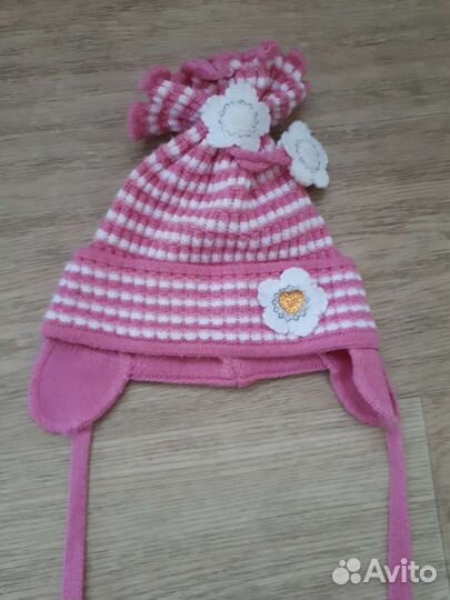 Шапка для девочки весна/осень