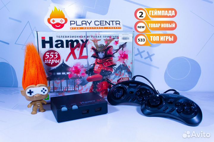 Игр.приставка Hamy XL 16bit/8bit AV+hdmi 553 игры