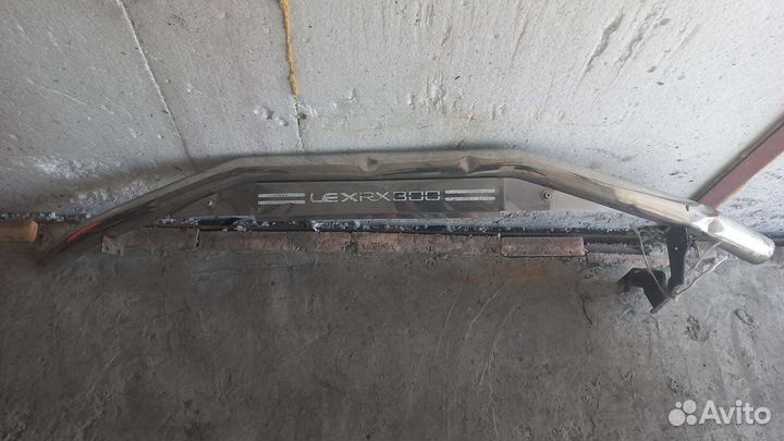 Защита заднего бампера lexus rx300