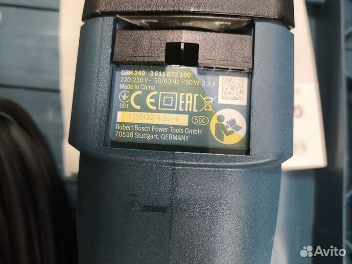 Перфоратор bosch gbh 240 оригинал новый