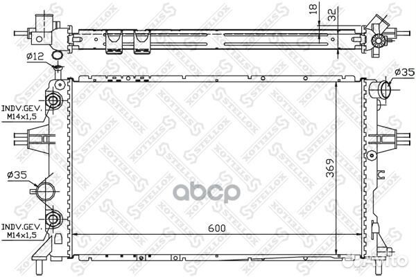 10-26065-SX радиатор системы охлаждения АКПП O