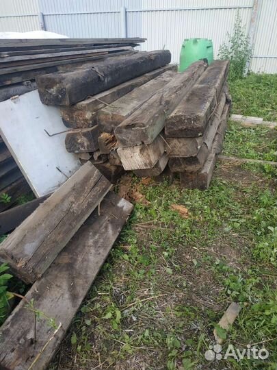 Шпалы деревянные пропитанные