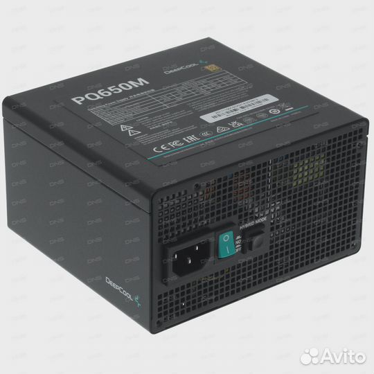 Блок питания deepcool PQ650M черный