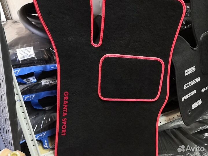 Коврики в салон Лада Гранта текстиль