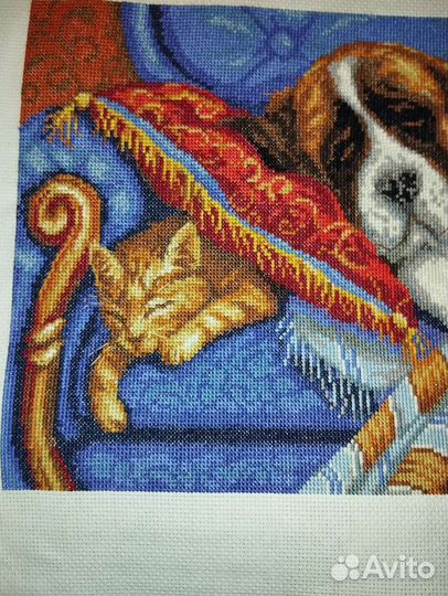Картина вышитая крестом