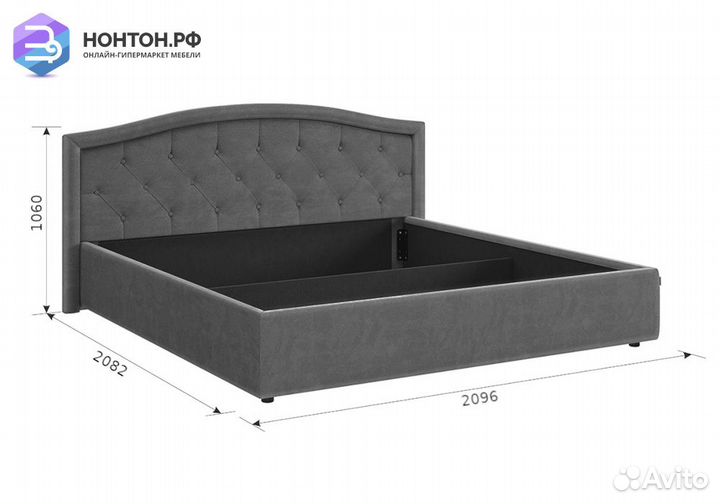 Кровать Верона 1.8 м крем