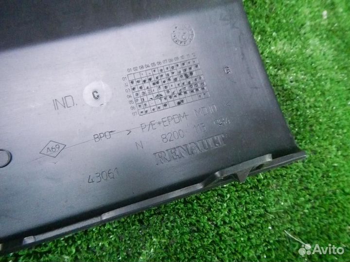 Накладка переднего бампера Комплект Renault Clio 2