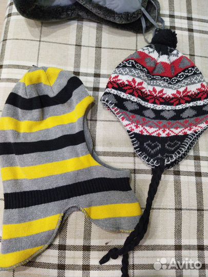 Шапки на мальчика 4-6 лет