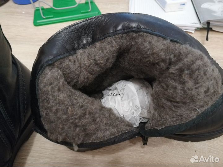 Сапоги зимние кожа 40р