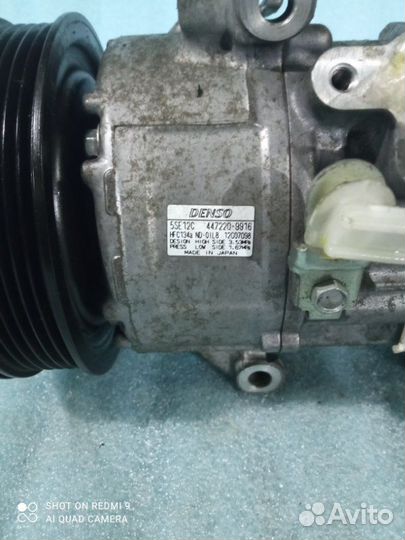 Компрессор кондиционера Toyota Auris ZZE150 1zzfe