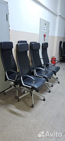 Кресло маркус markus IKEA 6шт