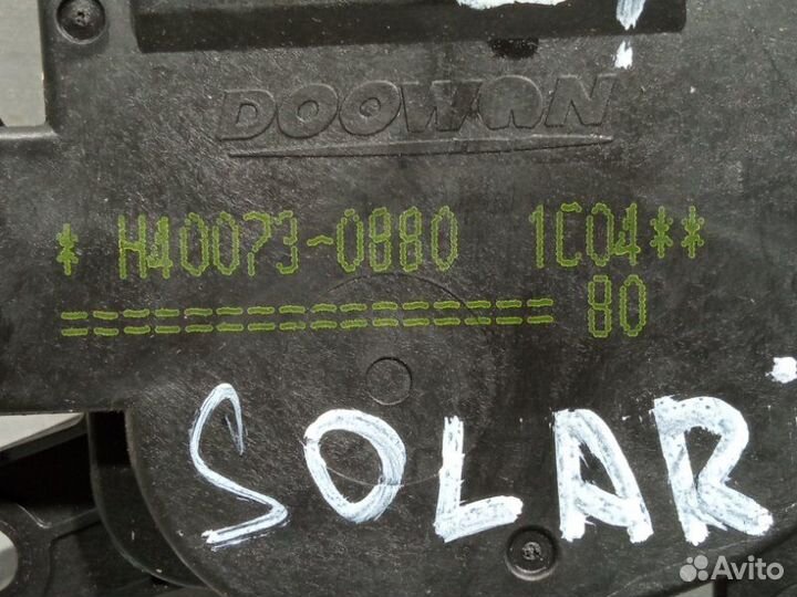 Заслонка отопителя Hyundai Solaris седан G4FC 2011