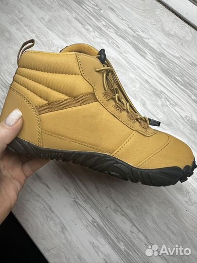 Утепленные ботинки barefoot на стопу 22,5 см