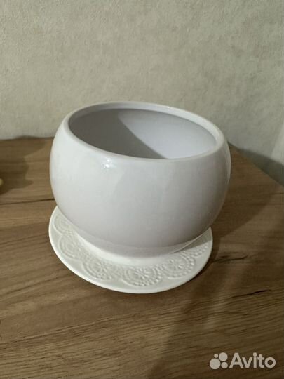 Горшок для цветов керамический