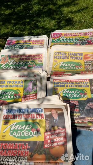 Журналы и газеты по садоводству, цветам, даче