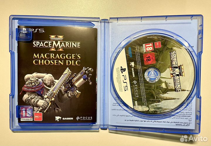 Warhammer 40,000: Space Marine 2 диск PS5