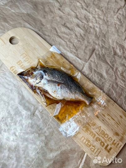 Дорада в различных маринадах