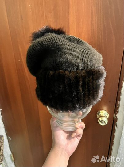 Шапка натуральная норка