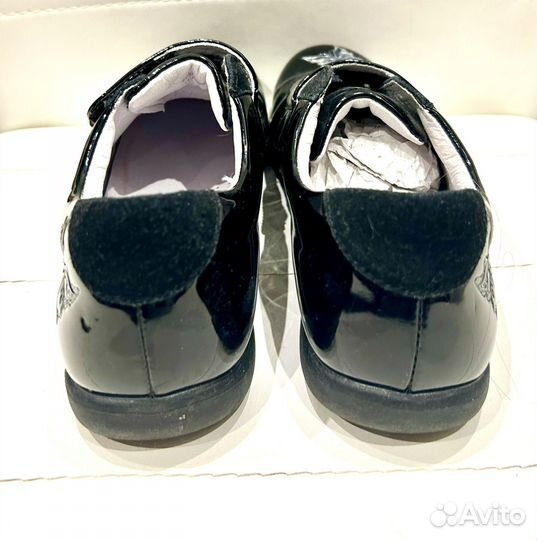 Туфли д/девочки лаковые, нат.кожа 35р