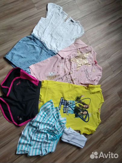 Пакет вещей на девочку 116-122 р