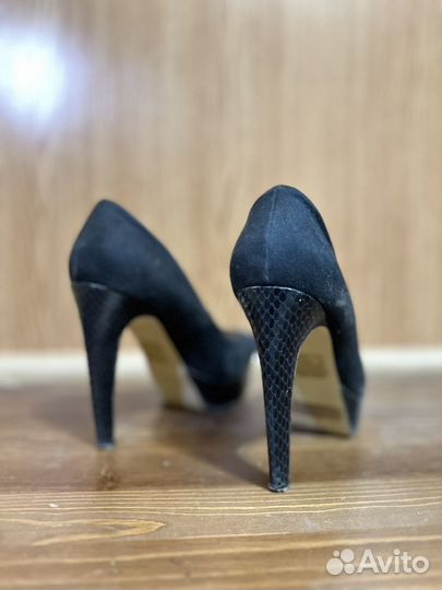 Туфли классические черные женские, размер 35