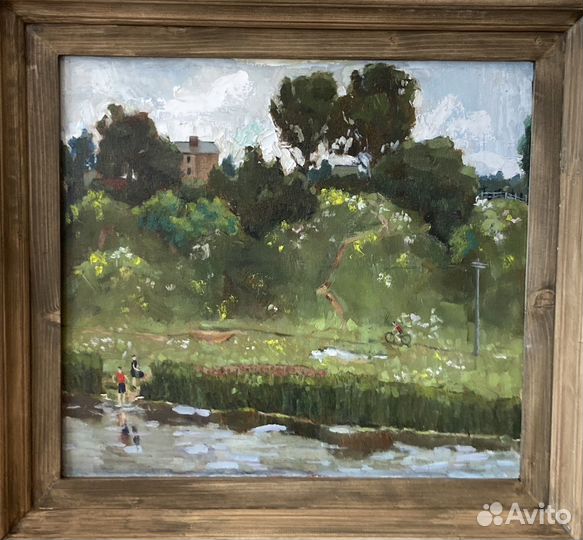 Этюд маслом на холсте