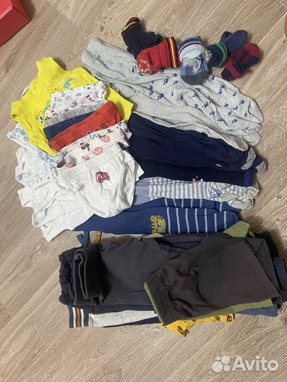 Пакет вещей мальчик год 80-86