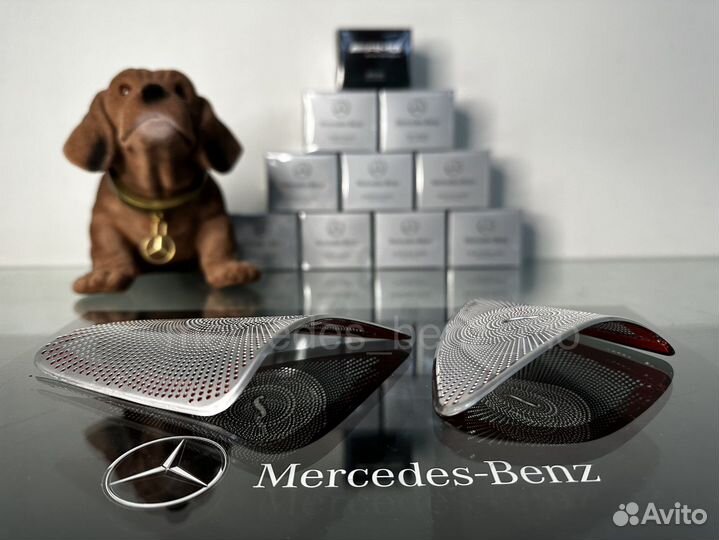 Накладки Burmester на твиттеры Мерседес Бенц