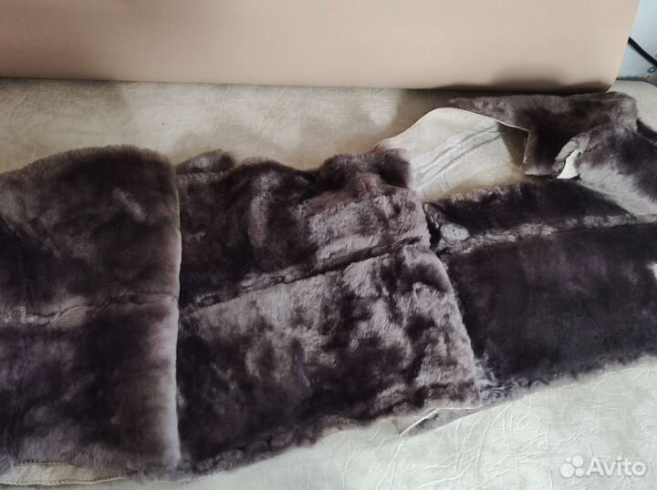 Обрезки меха и кожи большой пакет