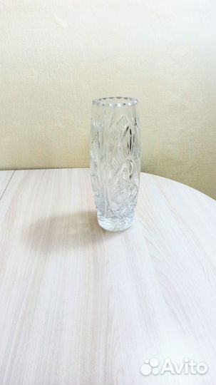 Ваза чешский хрусталь