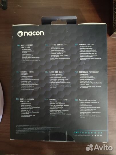 Геймпад Nacon Wired compact controller для PS4