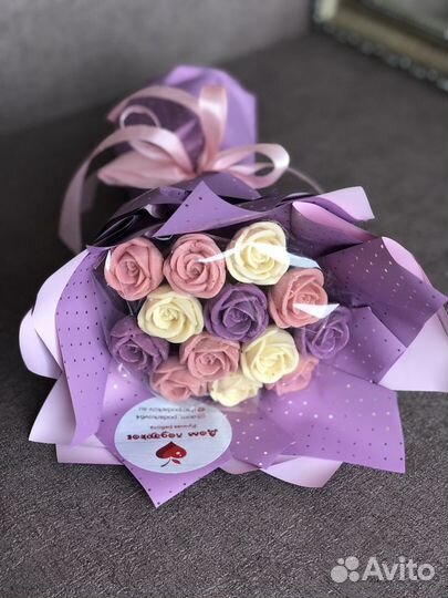 Сладкий букет шоколадных роз