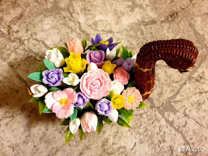 Цветы из мыла