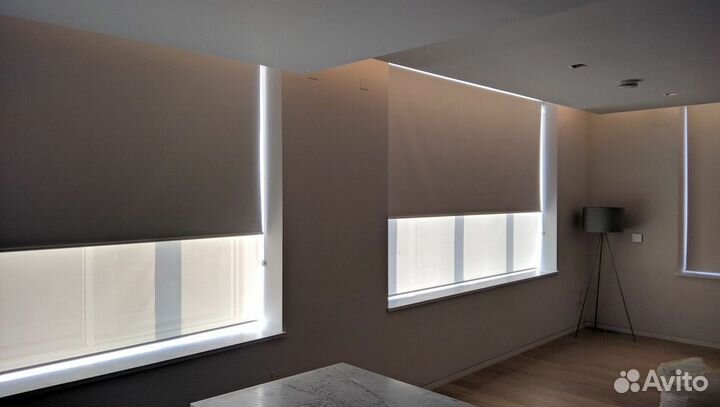 Рулонные шторы с замером и установкой на заказ